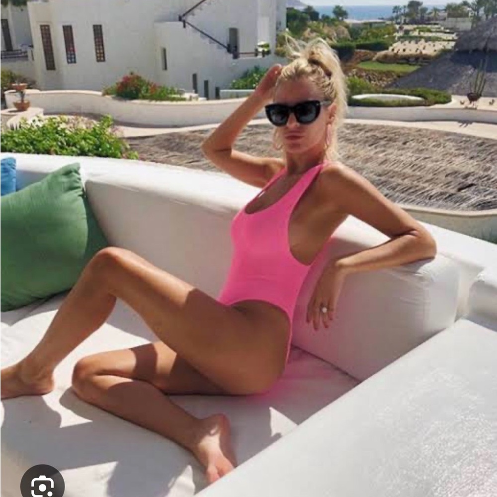 Naked Wardrobe Neon Pink Swimwear